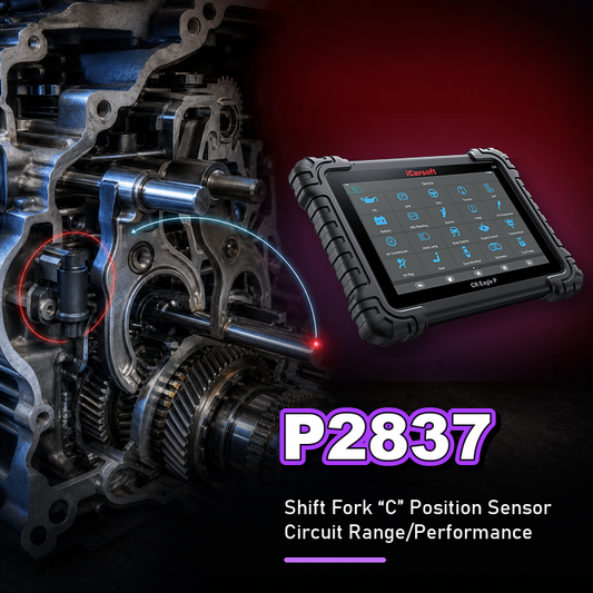 P2837 Shift Fork B Position Circuit: Diagnosis and Repair