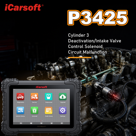 P3425 cylinder 4 deactivation control circuit open diagnosis and repair guide