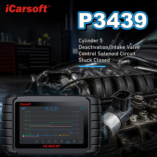 P3439 cylinder 5 exhaust valve control circuit low diagnosis and repair guide