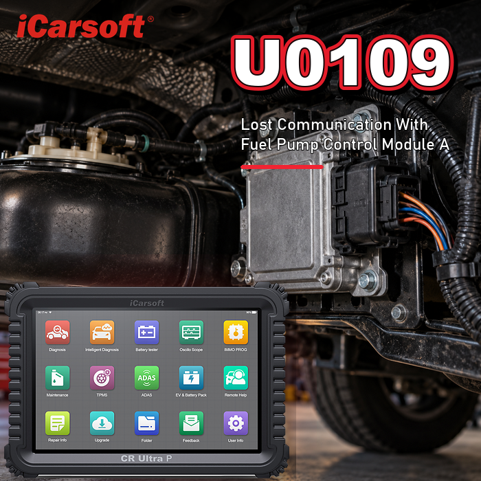 U0109 lost communication with fuel pump control module diagnosis and repair guide