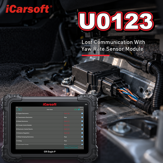 U0123 lost communication with yaw rate sensor module diagnosis and repair guide