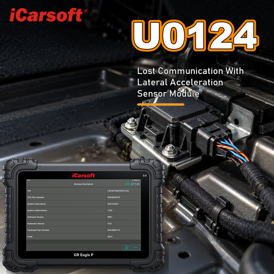 U0124 lost communication with lateral acceleration sensor module diagnosis and repair guide