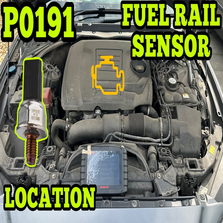 Jaguar Land Rover XE XF F-Pace 2.0 Petrol P0191 Fuel Rail Pressure Sensor - How to Fix