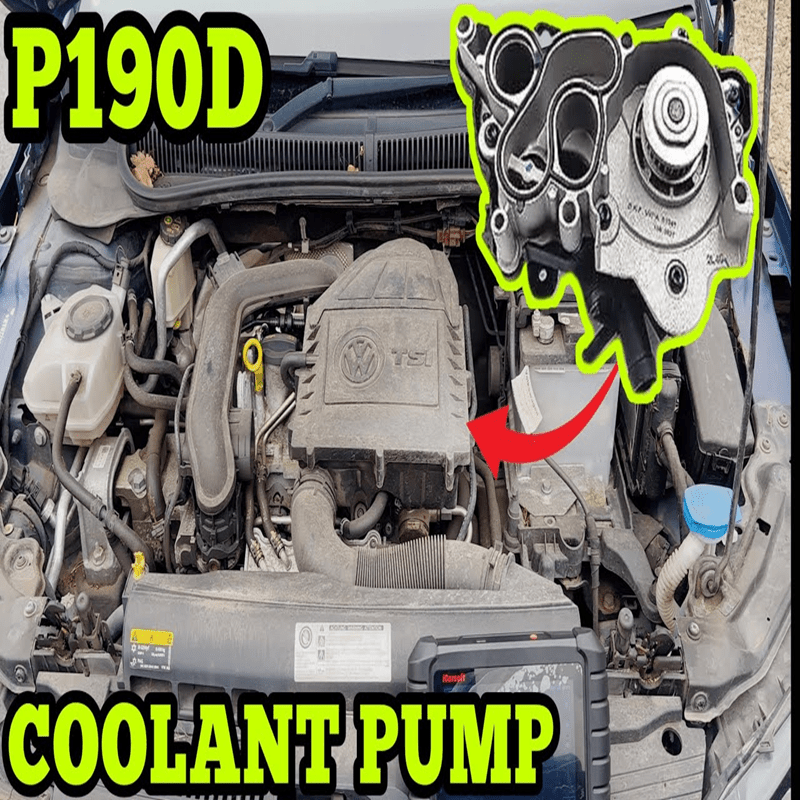 Audi, VW, Skoda, Seat P190D Coolant Pump Malfunction - iCarsoft Official Store