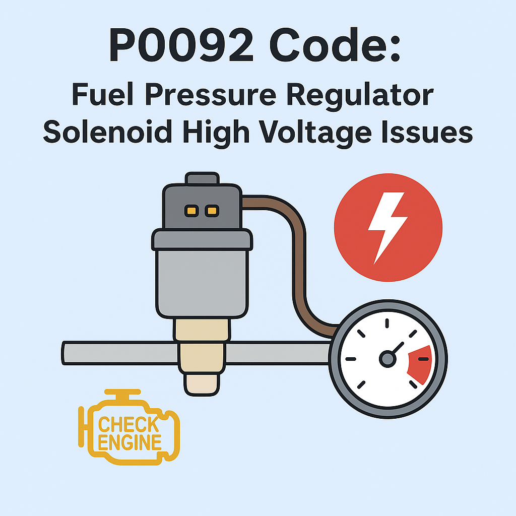P0092 Code: Symptoms, Causes, and Solutions for Fuel Pressure Regulator Solenoid Issues