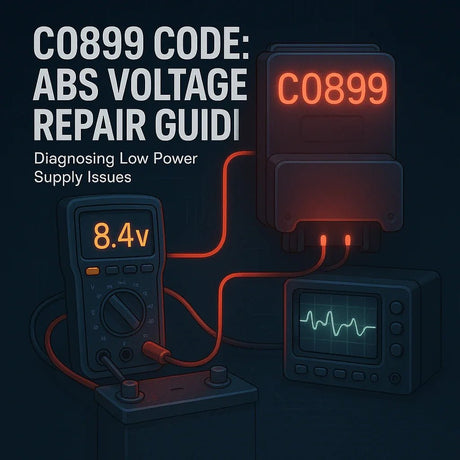 C0899 Code: ABS System Supply Voltage Low - Diagnosis & Repair Guide - iCarsoft Official Store