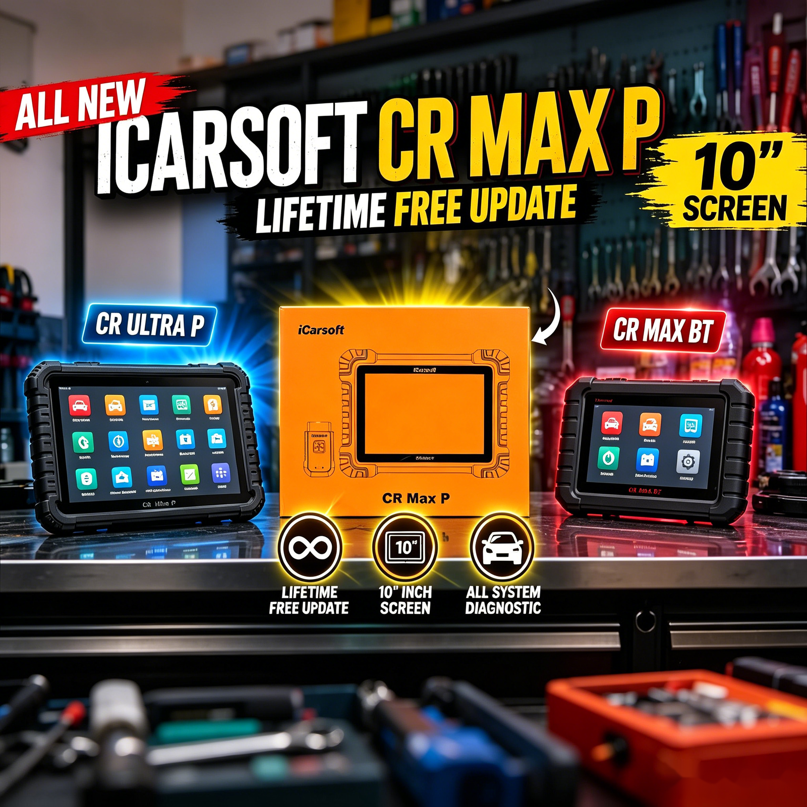 iCarsoft CR Max P Review (2026): 50+ Functions & Lifetime Updates