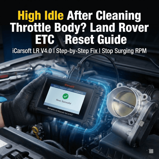 High Idle After Cleaning Throttle Body? Land Rover ETC Reset Guide