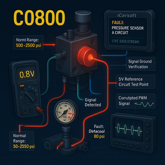 C0800 Code: ABS Brake Pressure Sensor Repair Guide
