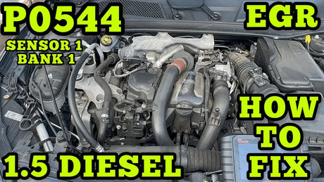 DIY Fix for P0544 on 1.5 L Diesel: Replace Exhaust Gas Temp Sensor Bank 1 Sensor 1 - iCarsoft-us