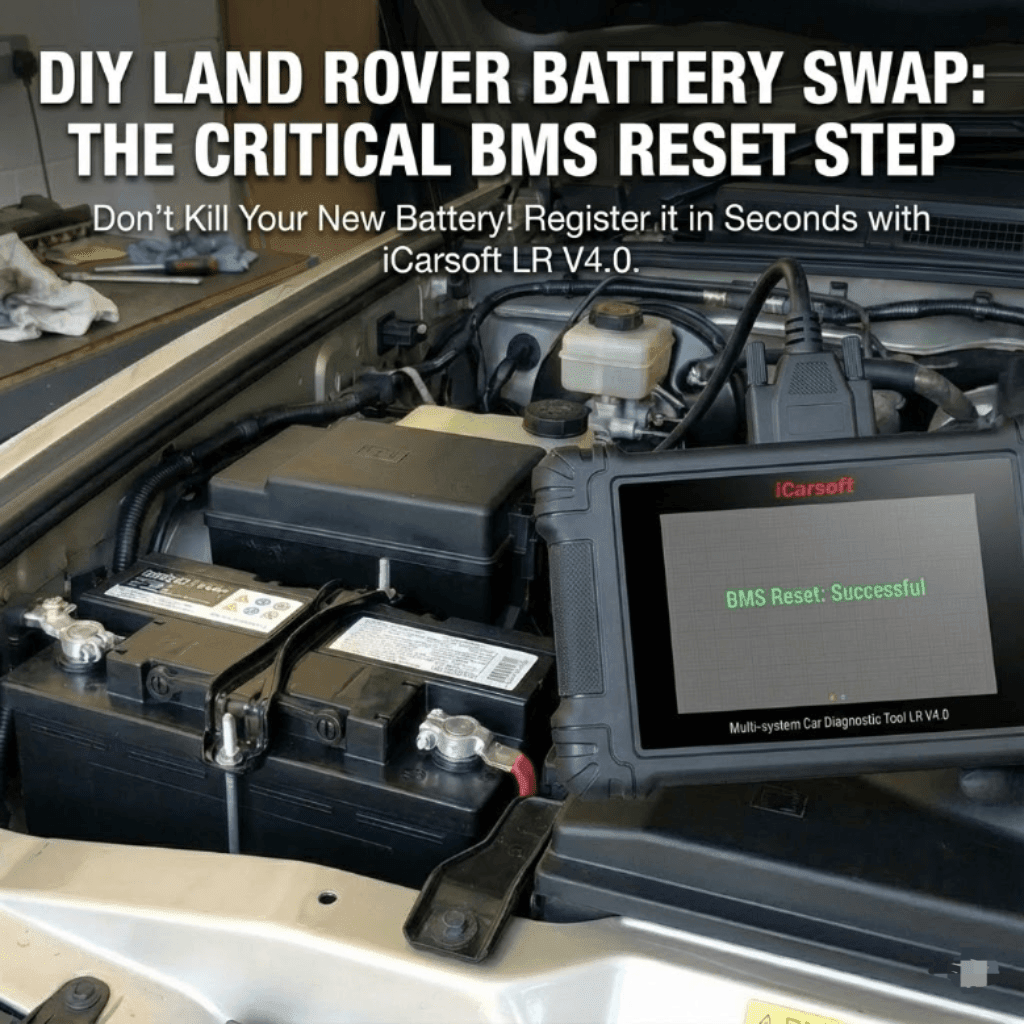 DIY Land Rover Battery Swap: The Critical "BMS Reset" Step - iCarsoft Official Store