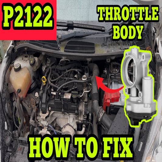Ford 1.0 P2122 Throttle Pedal Position Sensor Switch D - How To Fix