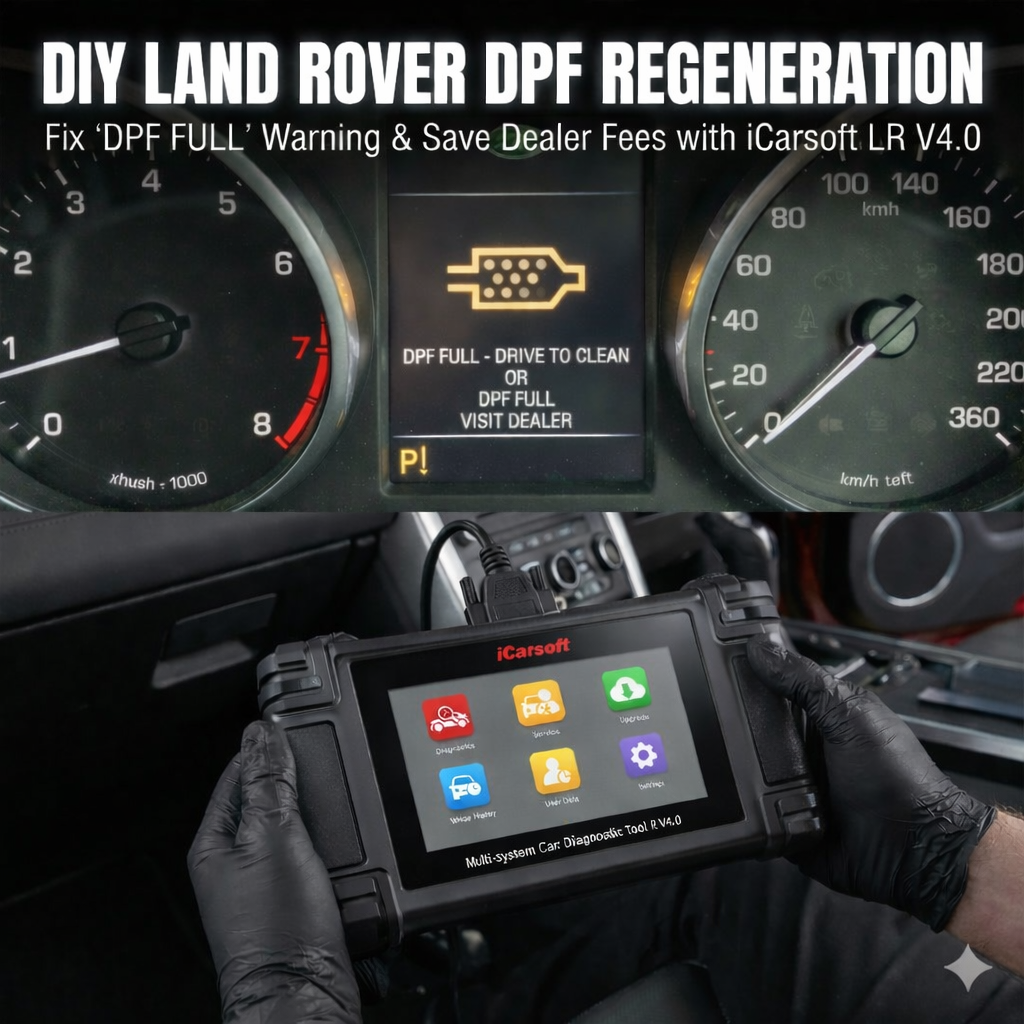 How to Fix Land Rover "DPF Full" Message DIY (iCarsoft LR V4.0 Guide)