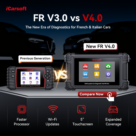 iCarsoft FR V4.0 vs. FR V3.0: Unveiling the Next Generation of Automotive Diagnostics