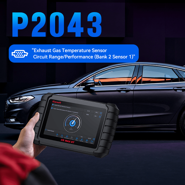 Fix Code P2043: Reductant Temperature Sensor Circuit Range/Performance - iCarsoft Official Store