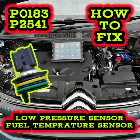 Fix P0183 & P2541 Fuel Temp Sensor Fault: Peugeot/Citroen Guide - iCarsoft Official Store