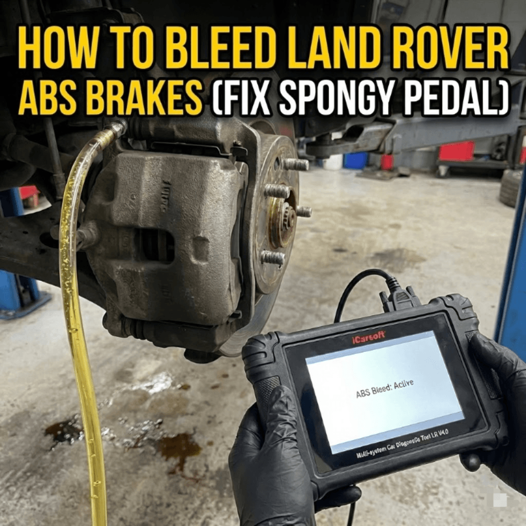 How to Bleed Land Rover ABS Brakes (Fix Spongy Pedal) - iCarsoft Official Store