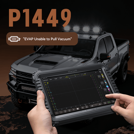 How to Fix P1449 Code: BMW DMTL & EVAP Diagnosis Guide with iCarsoft CR Ultra P - iCarsoft Official Store
