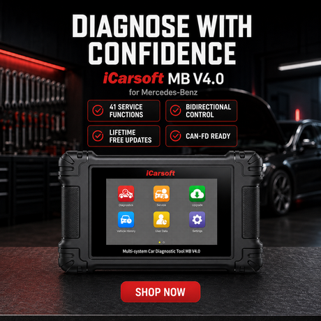 Best Mercedes Diagnostic Scanner for 2026: Why the iCarsoft MB V4.0 Is a Smart Choice