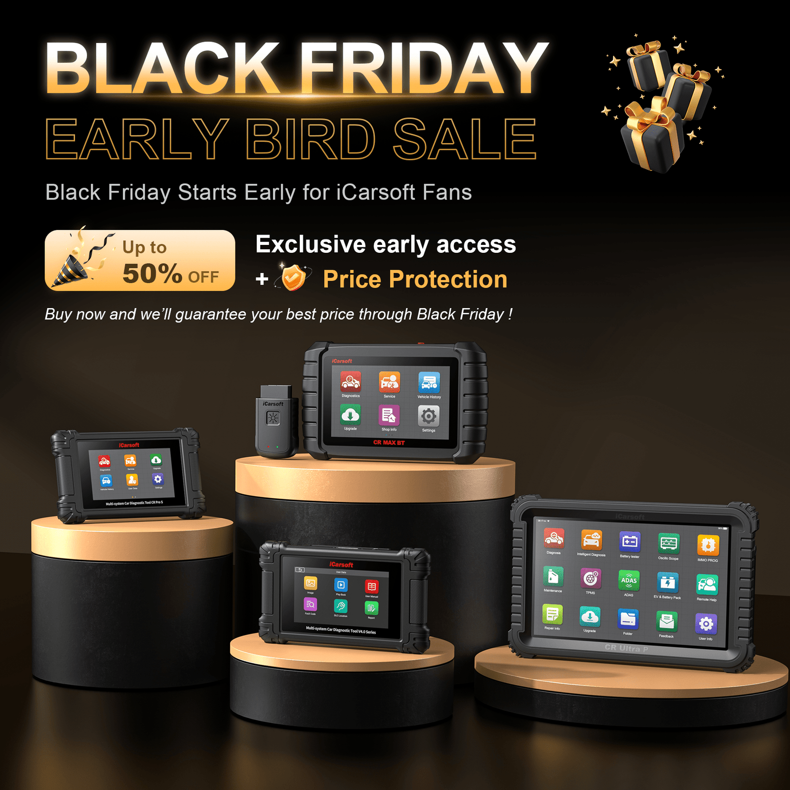 iCarsoft Black Friday Sale 2025 – Save on Car & Motorcycle Diagnostic Tools - iCarsoft Official Store