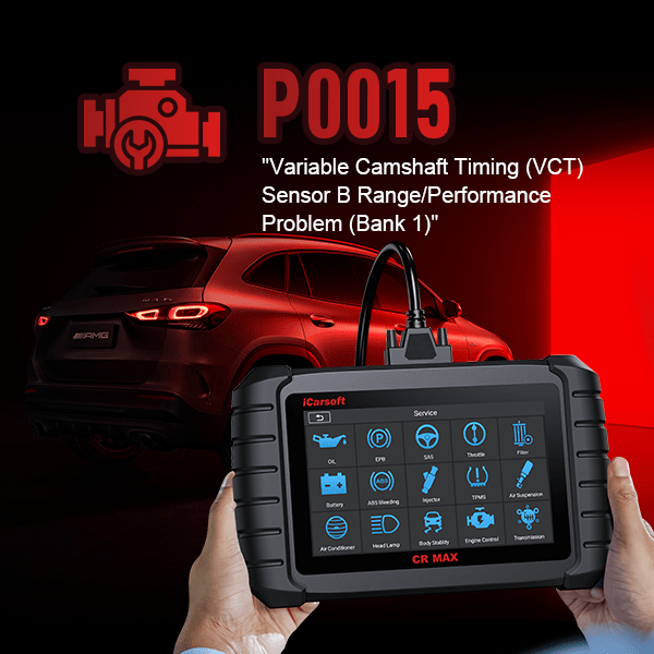 iCarsoft CR MAX: Best OBD2 Scanner for P0015 Code Diagnostics - iCarsoft-us