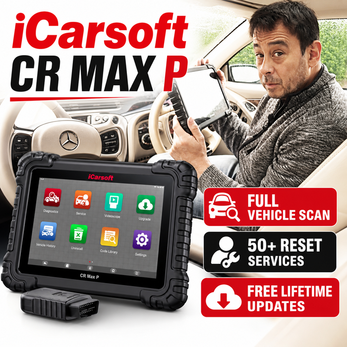 iCarsoft CR Max P review on a Mercedes SL R230