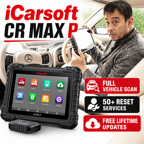 iCarsoft CR Max P review on a Mercedes SL R230
