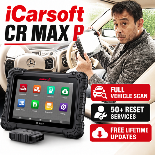 iCarsoft CR Max P review on a Mercedes SL R230