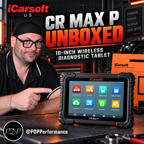 iCarsoft CR Max P Unboxing Review: PDP Performance's First Look