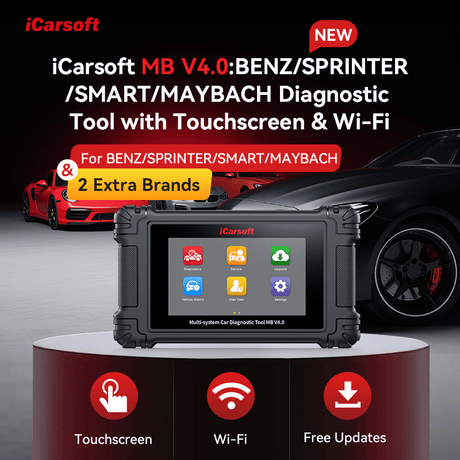 iCarsoft MB V4.0 – Advanced Diagnostic Tool for Mercedes-Benz, Sprinter, Smart & Maybach - iCarsoft Official Store