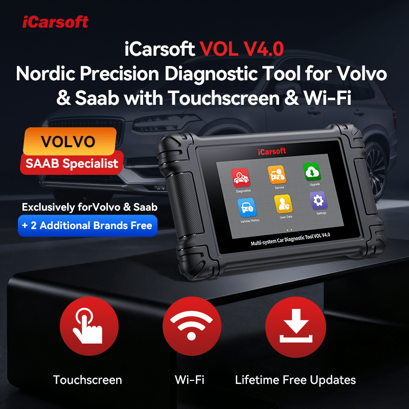 iCarsoft VOL V4.0 — Professional Volvo & Saab Diagnostic Scanner (Review & Specs) - iCarsoft Official Store