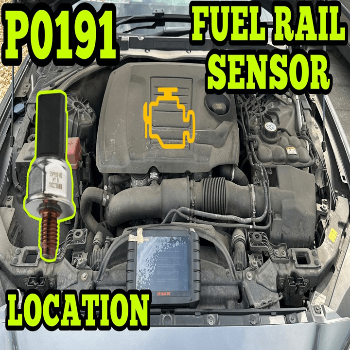 Jaguar Land Rover XE XF F-Pace 2.0 Petrol P0191 Fuel Rail Pressure Sensor - How to Fix - iCarsoft Official Store