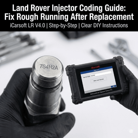 Land Rover Injector Coding Guide: Fix Rough Running After Replacement - iCarsoft Official Store