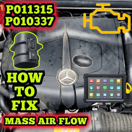 🚗 Mercedes P011315 & P010337 — Intake Air Temperature and MAF Sensor Faults Explained - iCarsoft Official Store