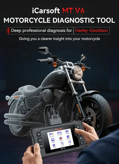 New Product Spotlight: iCarsoft MT V6 for Harley-Davidson - iCarsoft-us