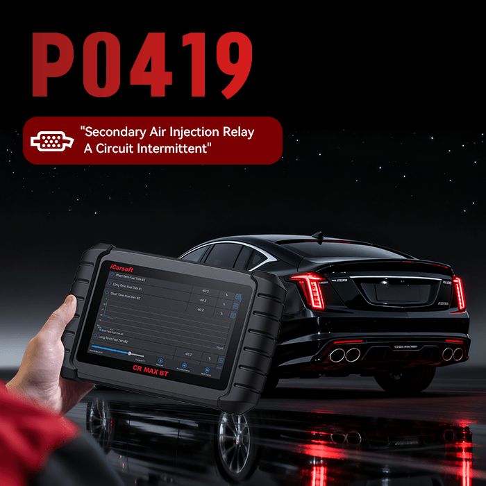 OBD-II Code P0419 – Secondary Air Injection System Switching Valve “A” Circuit Intermittent - iCarsoft Official Store