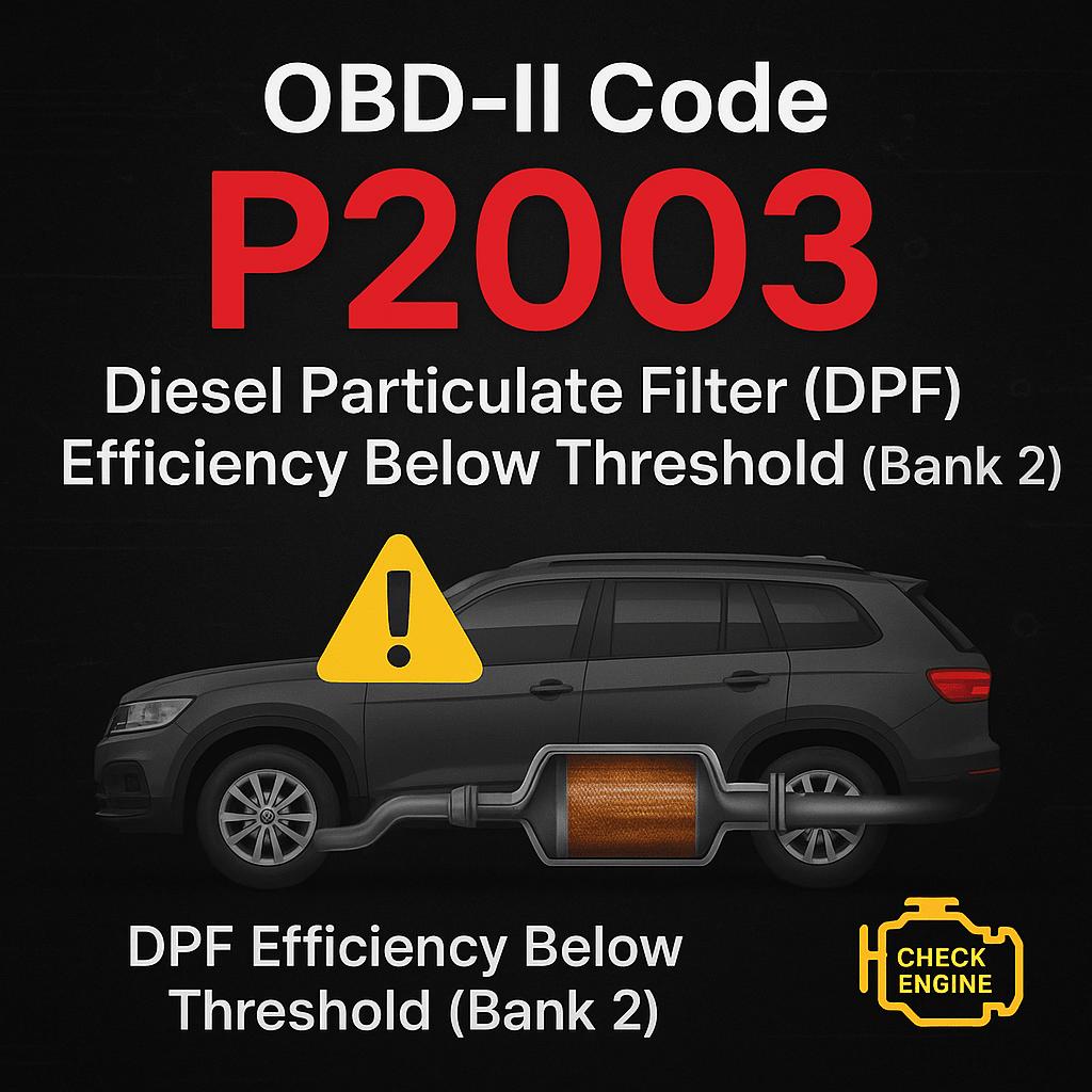 OBD-II Code P2003: Intake Manifold Runner Control Circuit/Open (Bank 1) - iCarsoft Official Store