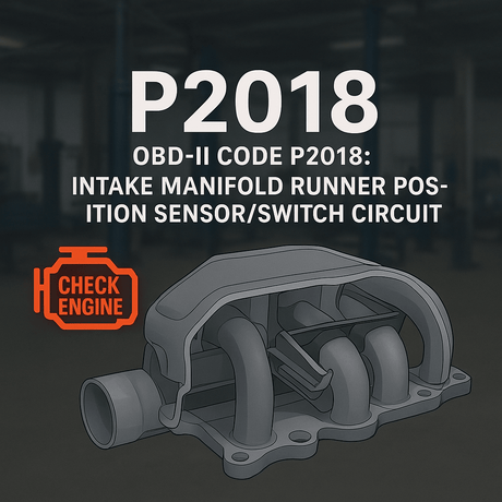 OBD-II Code P2018: Intake Manifold Runner Position Sensor/Switch Circuit - iCarsoft Official Store