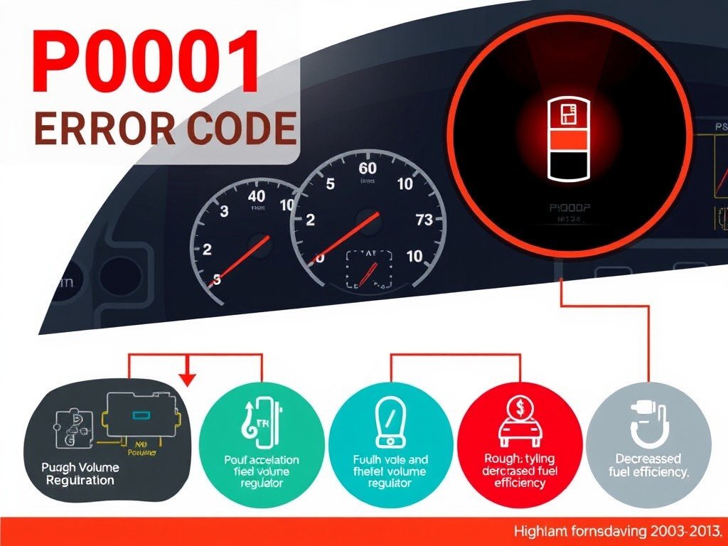 P0001 Fault Code: Fuel Volume Regulator Control Circuit/Open for American Vehicles - iCarsoft Official Store