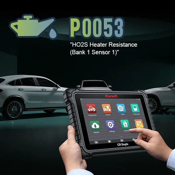 Poo53 P0053: HO2S Heater Resistance (Bank 1, Sensor 1) in BMW - iCarsoft-us