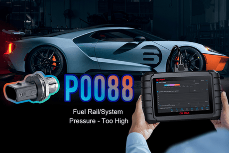 P0088 Code: Fuel Rail Pressure Too High – Causes, Symptoms & Fixes | iCarsoft CR MAX - iCarsoft Official Store