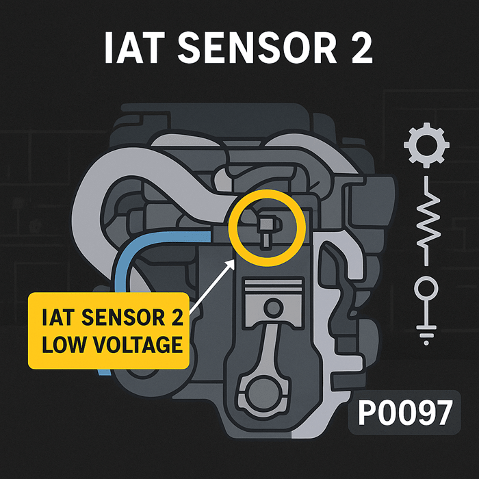 P0097 Code: Symptoms, Causes, and Solutions for Intake Air Temperature Sensor 2 Issues - iCarsoft Official Store