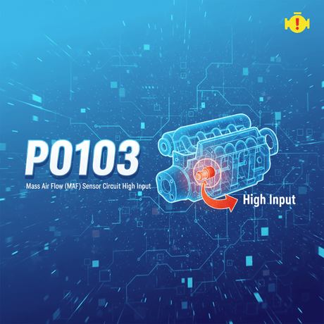 P0103: Mass Air Flow (MAF) Sensor Circuit High Input