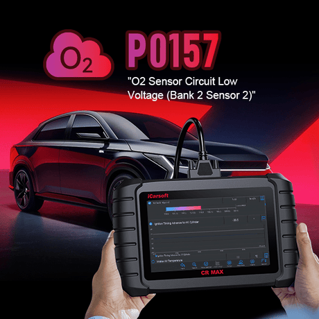 P0157: O2 Sensor Circuit Low Voltage - Bank 2, Sensor 2 in Chevy - iCarsoft-us