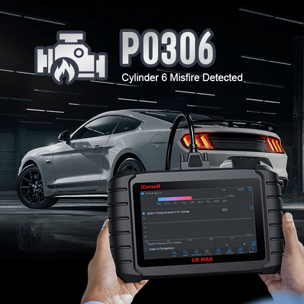 P0306 Code: Diagnosing Cylinder Misfire with iCarsoft Scanner - iCarsoft-us