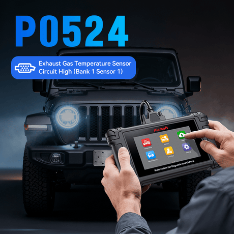 P0524 – Engine Oil Pressure Too Low - iCarsoft Official Store