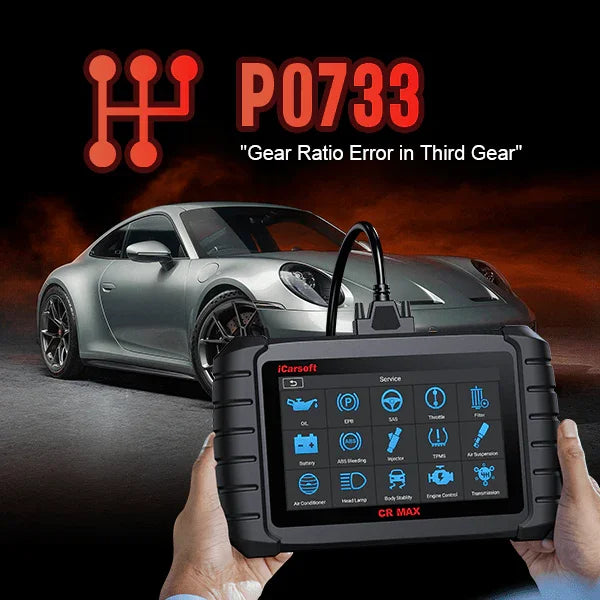 P0733 Code: Gear 3 Incorrect Ratio – iCarsoft Official Authorized