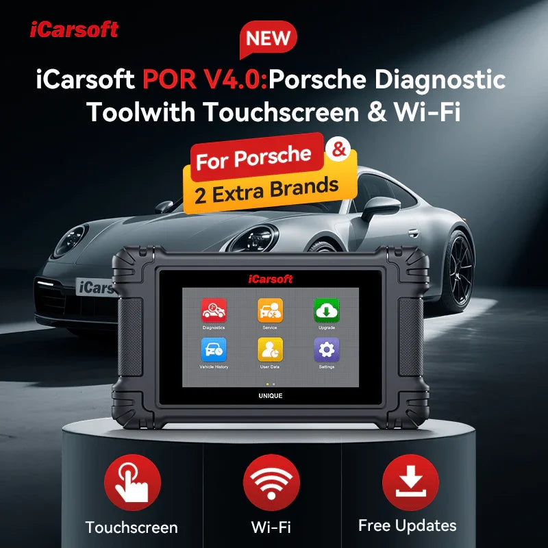 Unveiling the Future of Porsche Diagnostics: Introducing the iCarsoft POR V4.0 - iCarsoft-us