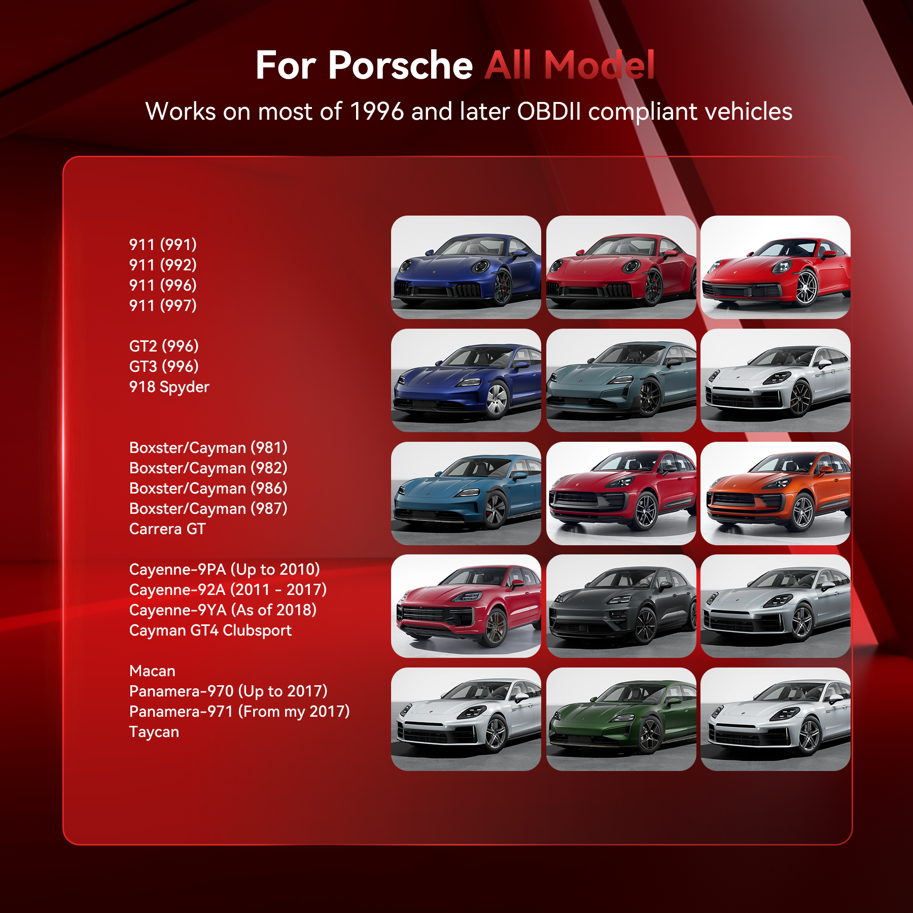 [Price Drop] iCarsoft POR II for Porsche Scan Tool