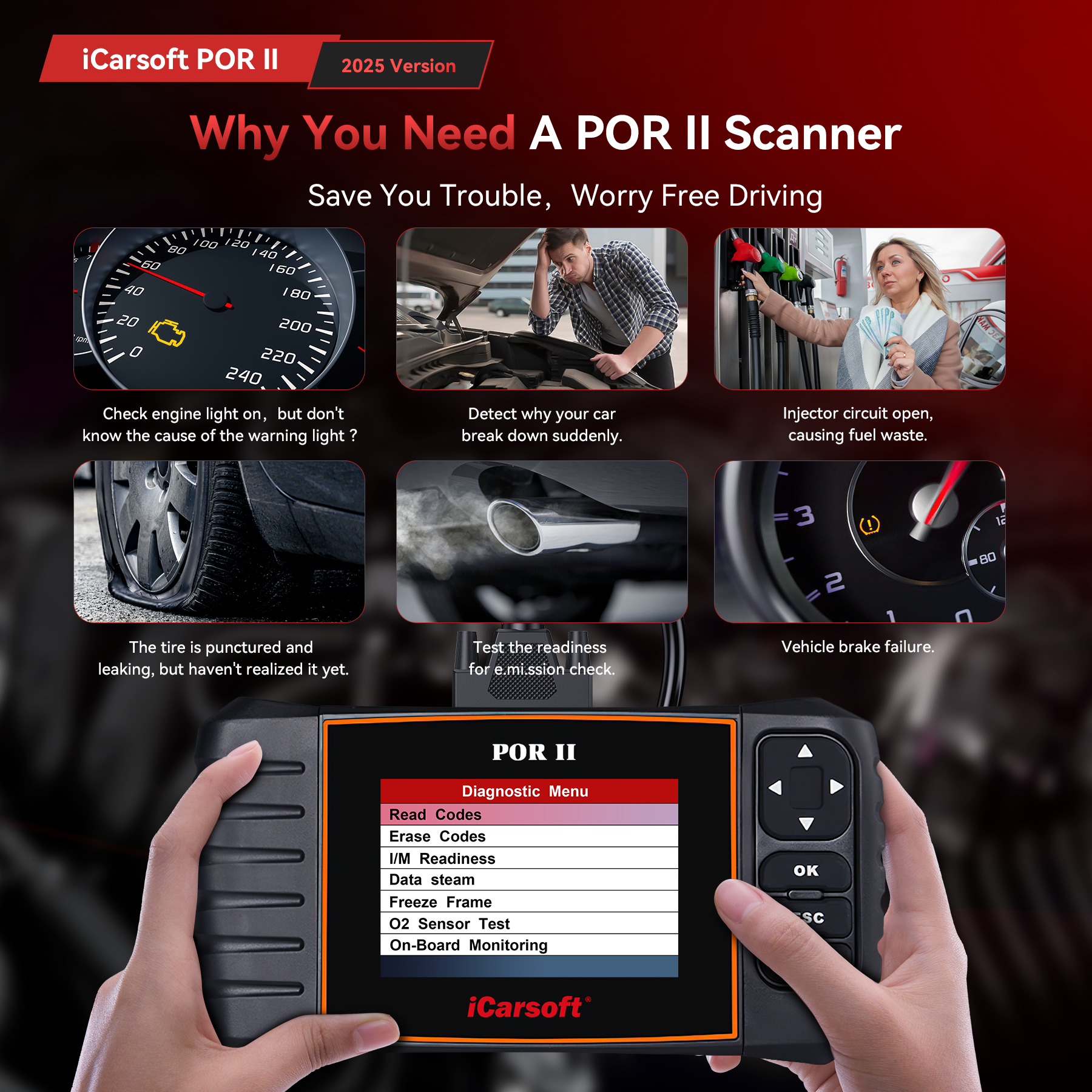 [Price Drop] iCarsoft POR II for Porsche Scan Tool
